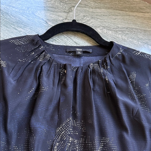 Hugo Boss Black Blouse with white Dot Detail - Picture 4 of 10